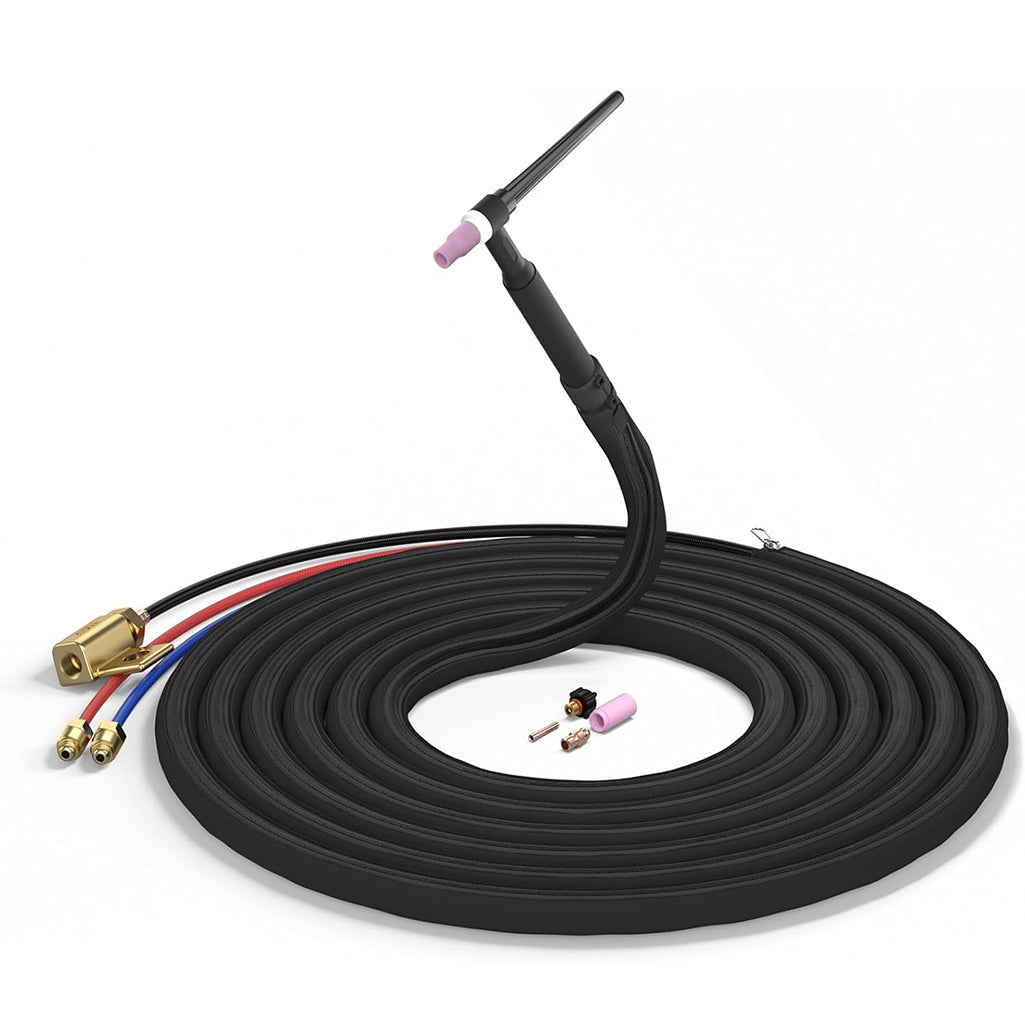 250A WP-20F Water-Cooled Flexible TIG Welding Torch 25ft – PHOENISING