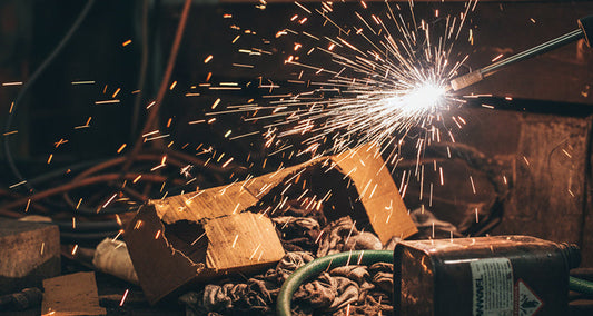 welding around flammable material