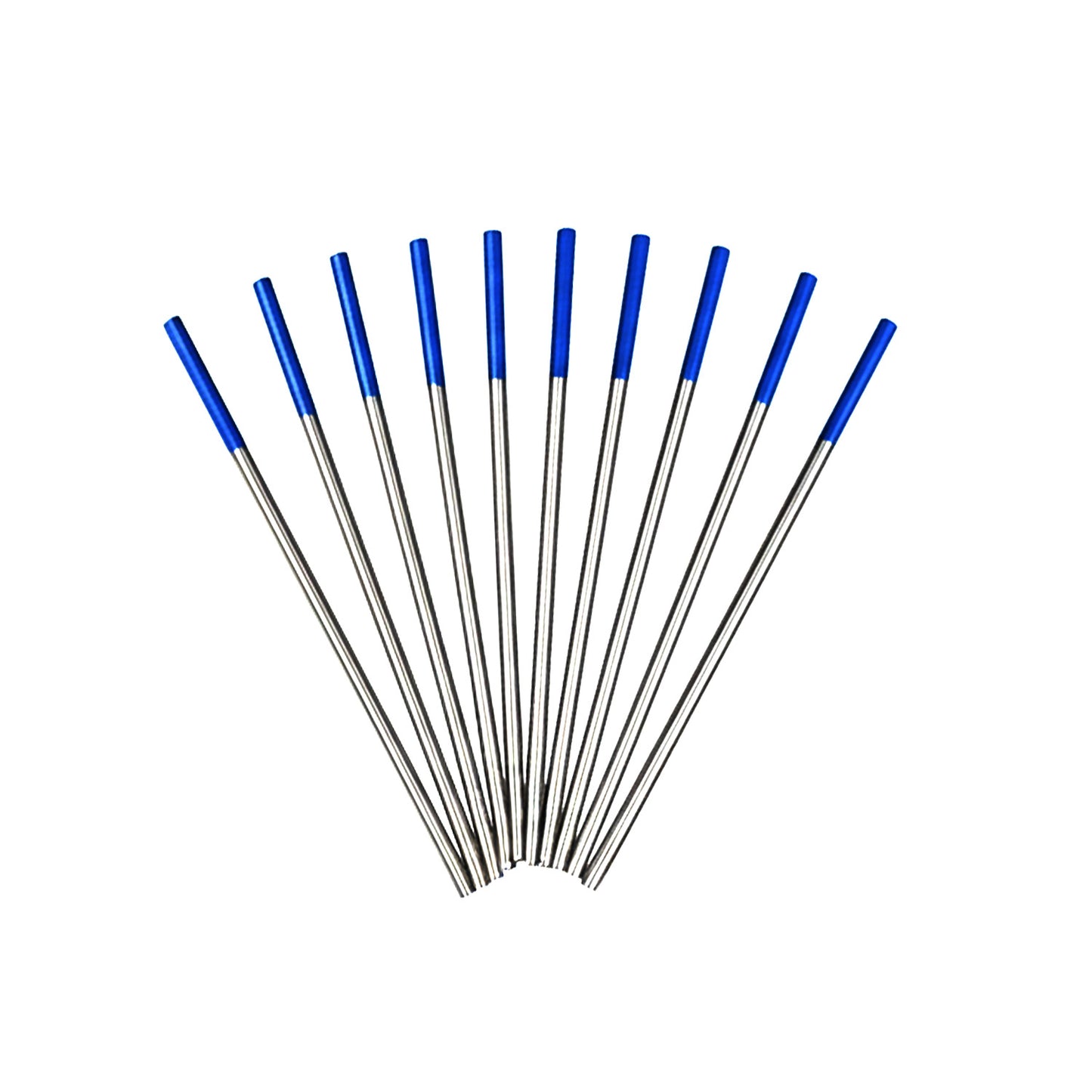 10 pack of 18 inch blue 2% lanthanated tungsten electrodes