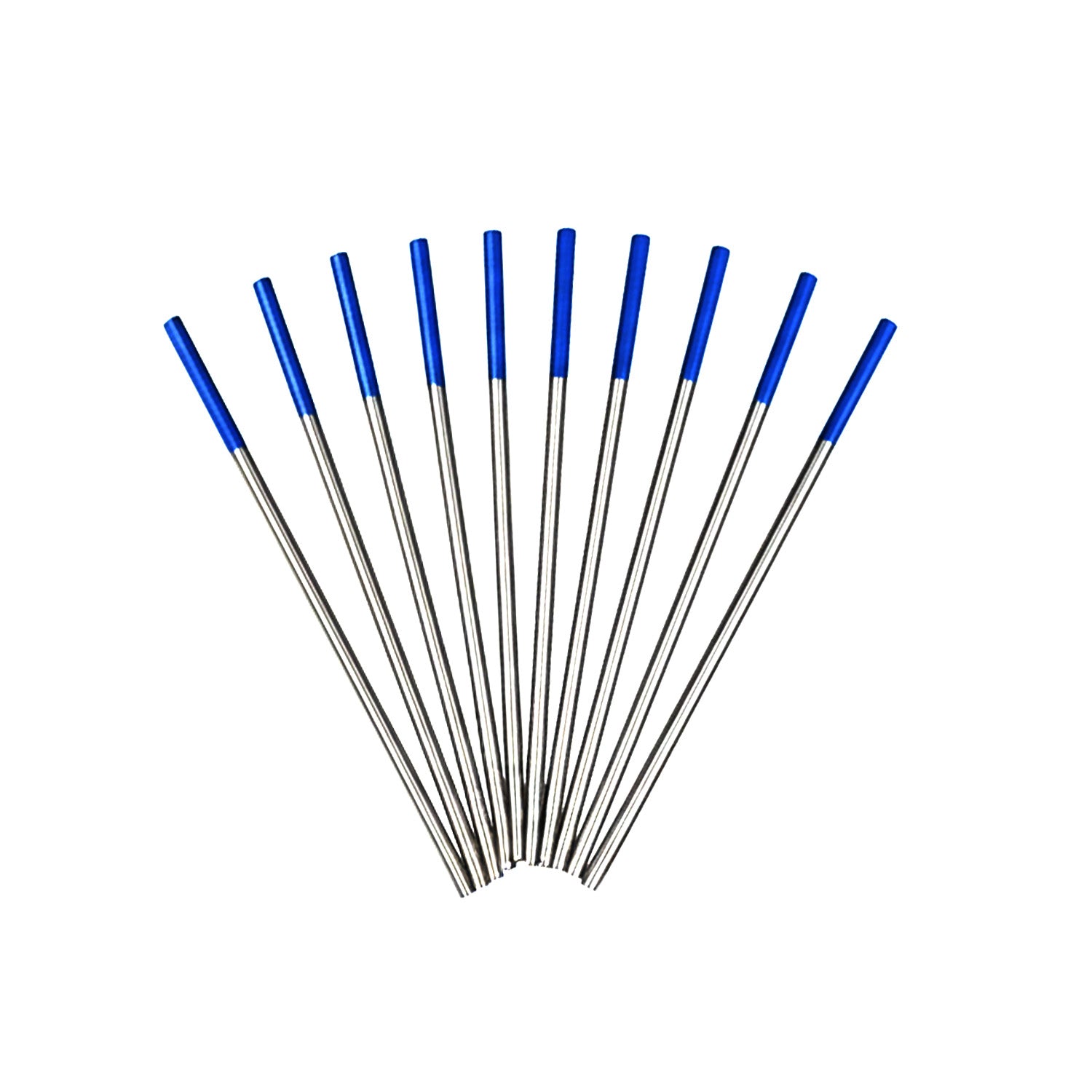 10 pack of 18 inch blue 2% lanthanated tungsten electrodes