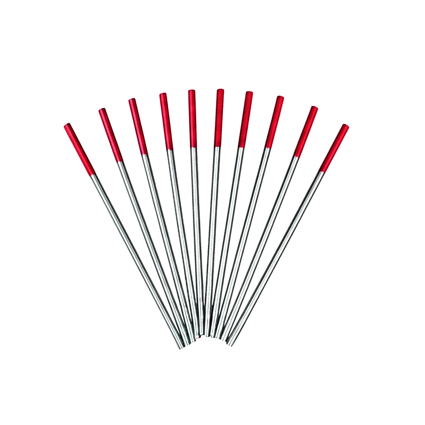 10 pack of 3-32 inch red 2% lanthanated tungsten electrodes